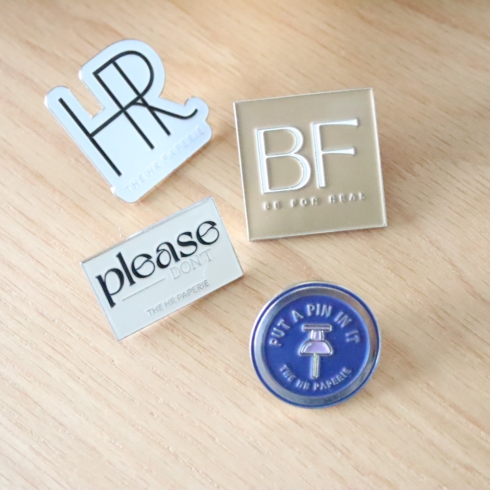 The HR Paperie Enamel Pin Collection - Signature Pin